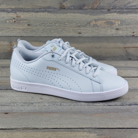 puma sneakers light blue